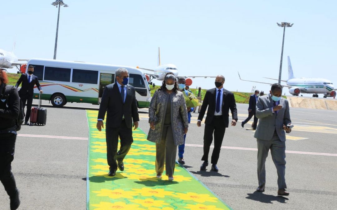 PRESIDENT OF SEYCHELLES HAS ARRIVED TODAY IN ADDIS ABABA