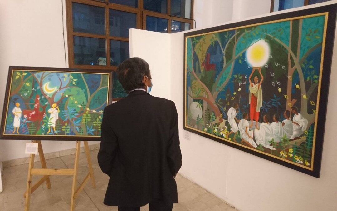 ART EXHIBITION TITLED “DEEP” BY PAINTER JEAN GERVAIS RAJAONARISON