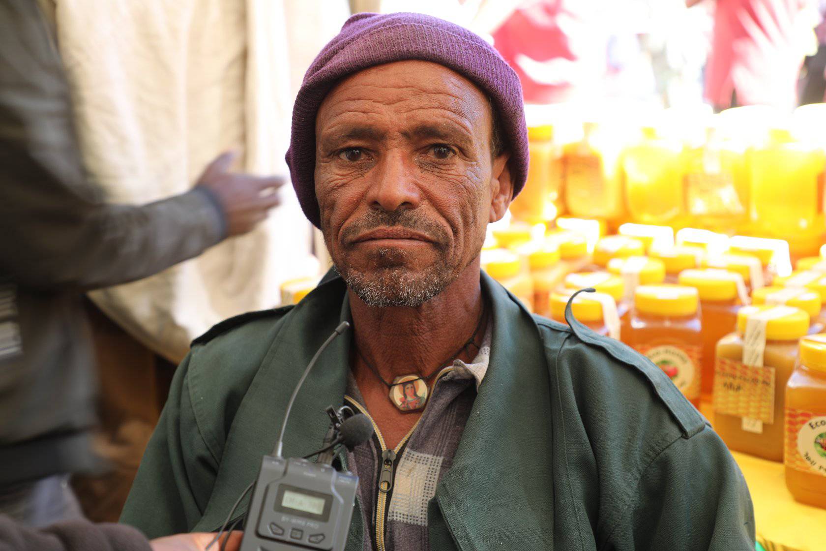 Saint Lalibela and honey