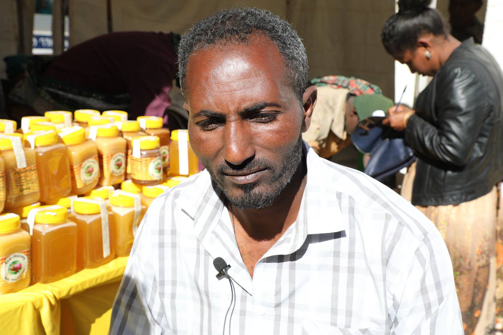 Saint Lalibela and honey