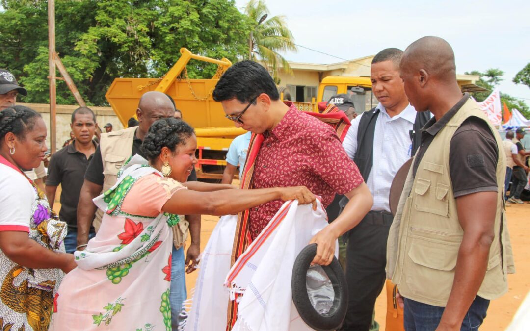 PRESIDENT ANDRY RAJOELINA VISITS AMBATO BOENY DISTRICT